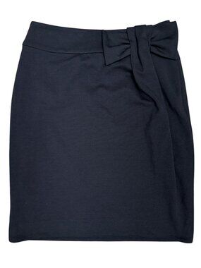 TAIKONHU Women's NEW Anthropologie Black‎ Bow Pencil Skirt | Size 4